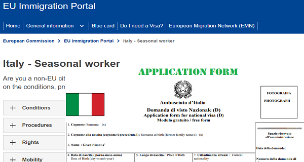 Italy Work Visa Apply Online From Bangladesh
